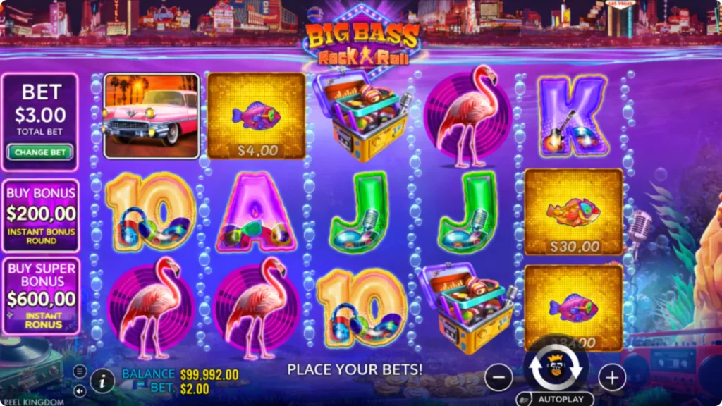 Bigbassrockandroll Different fish give certain bonuses