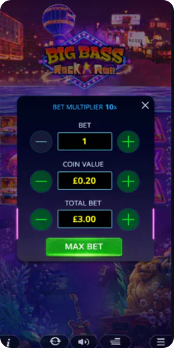 Adjust multiplier settings